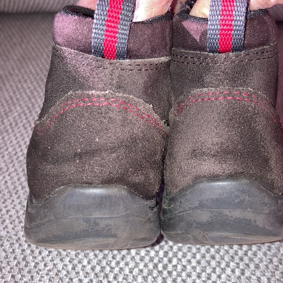 LANDS END All Weather Zip Pull On Suede Leather Toddler Boots Brown Size 11 - Picture 7 of 10